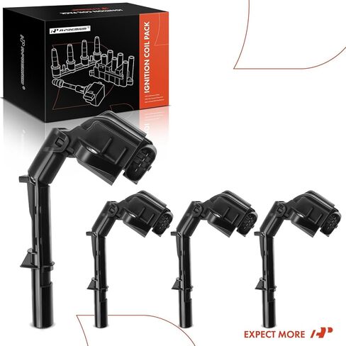 A-Premium Ignition Coil Packs of 4 L4 2.0L Compatible with Infiniti Q50, Q60 & Mercedes-Benz C300 C350E CLA250, E300, GLA250 GLC300, SLC300 SLK300, Metris & More in Saudi Arabia
