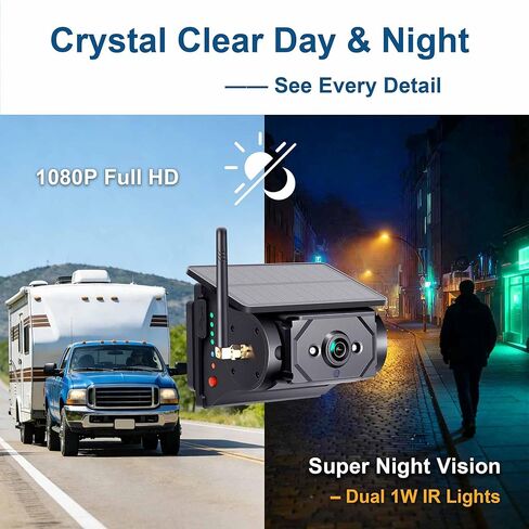 كاميرا احتياطية RV كامارا عكسية لاسلكية لمقطورات RV مع قبو مغناطيسي قوي in Kuwait