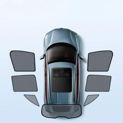 Car Window Sun Shade for Subaru Outback 2020-2025 Embedded Magnetic Mesh Sun Shade Sun Protection and Heat Insulation Auto Interior Protection,Rear Windshield+6 Side Windows in Saudi Arabia
