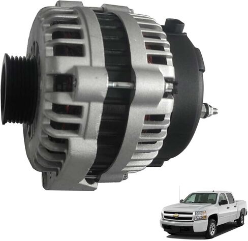 Alternator High Out Put 250Amp Replacement for Chevrolet Avalanche Silverado Suburban Tahoe, GMC Sierra Yukon, Cadillac Escalade, Hummer H2 2007-2014# 15093928 15857608,15905871,25877026 412554A in Kuwait
