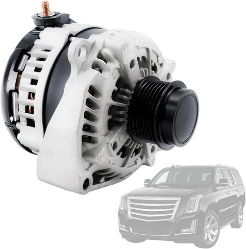 84143540 Alternator Compatible with Silverado GMC Sierra 1500 Suburban Tahoe Yukon Cadillac Escalade 170A 12V 2015-2020 22949467 6-Groove Clutch Pulley in Kuwait