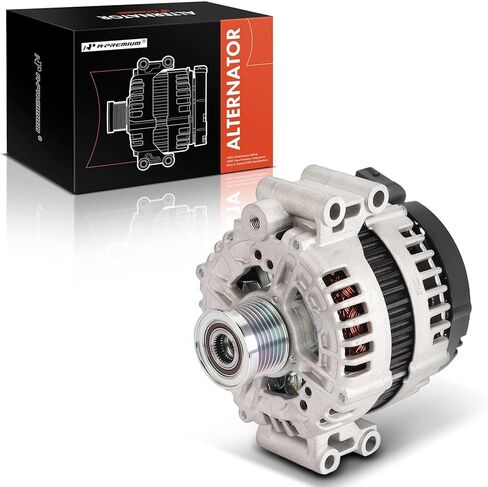A-Premium Alternator Compatible with BMW 335d 09-10, 335i 07-10, 335i xDrive 09-10, 335is 11-13, 335xi, 535i, 535i xDrive, 535xi, 1 Series M, 135i, 12V 180A 7-Groove Clutch Pulley CW in Saudi Arabia