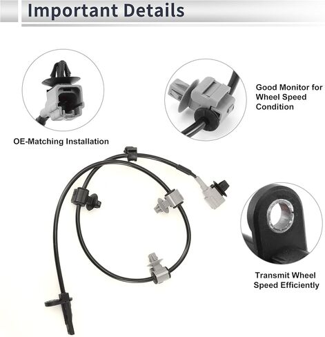 ABS Wheel Speed Sensor Rear Left ABS Sensor Anti-lock Braking System Sensor No.27540FL111/27540FL110/27540FL112 for Subaru Crosstrek 2019-2022 in Saudi Arabia