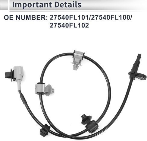 ABS Wheel Speed Sensor Rear Left ABS Sensor Anti-lock Braking System Sensor No.27540FL111/27540FL110/27540FL112 for Subaru Crosstrek 2019-2022 in Saudi Arabia