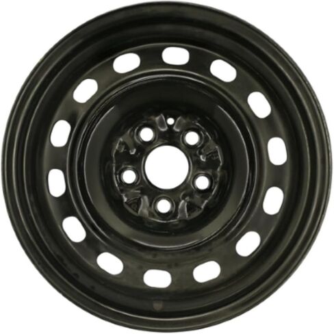 15" 15x6" Reconditioned Factory OEM Black Steel Wheel Rim for 2001-2002 Chrysler PT Cruiser | 2139 | 4656426AA in Saudi Arabia