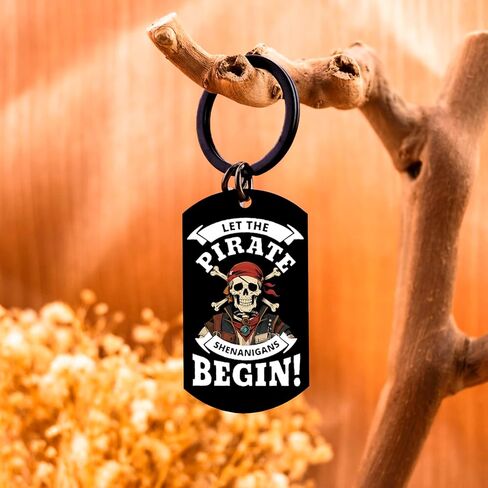 Pirate Gifts for Men Pirate Keychain for Men Women Costume Keychain Vintage Skull Crossbones Metal Key Ring Perfect for Pirate Party Decor Halloween Costume Accessories Boat Key Chain in Kuwait