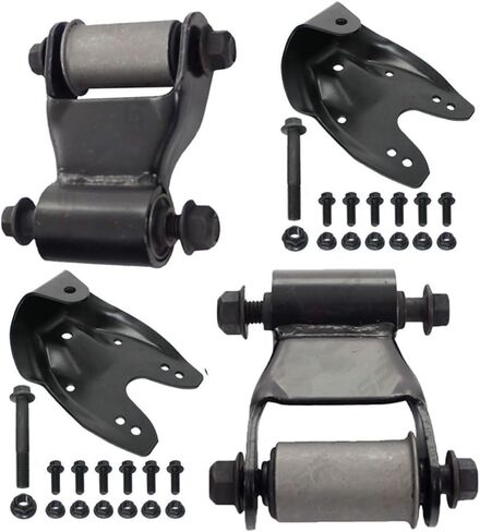 طقم تكبل زنبركي للأوراق الخلفية ودعامة شماعات متوافقة مع 1997-2004 دودج داكوتا 4WD - يستبدل 722-216، 722-020 in Kuwait