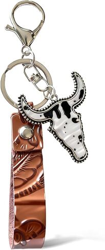 Western Keychain Turquoise Bag Charm Wrangler Keychain Purse Charms for Handbags Boho Jewelry Gifts for Women Trendy in Saudi Arabia