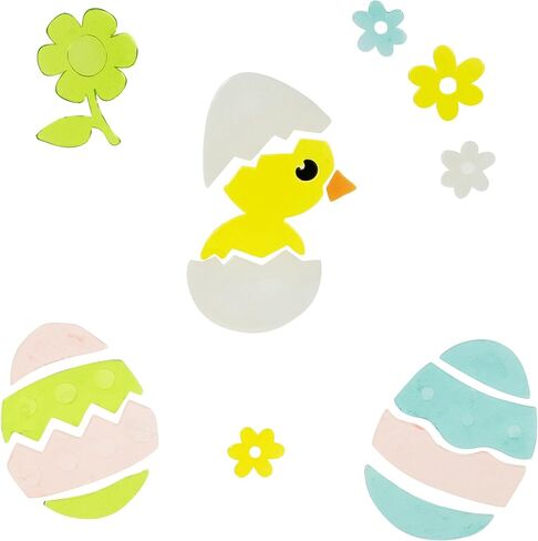 Northlight Set of 6 Double Sided Easter Gel Window Clings in Kuwait