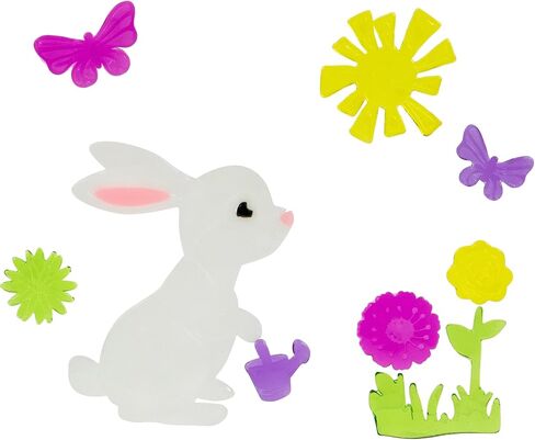 Northlight Set of 6 Double Sided Easter Gel Window Clings in Kuwait