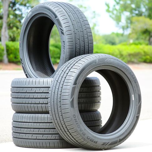 Set of 2 (TWO) Aplus PRO Racing All Season Truck/SUV High Performance Radial Tires-235/55R19 235/55ZR19 235/55/19 235/55-19 105W Load Range XL 4-Ply BSW Black Side Wall UTQG 420AA in Kuwait