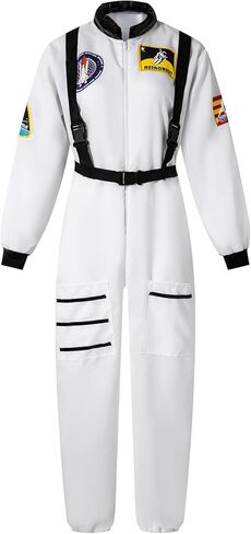 PROMOTED TO BIG SISTER Mens Astronaut Costume Adult Spaceman Halloween Jumpsuit in Saudi Arabia