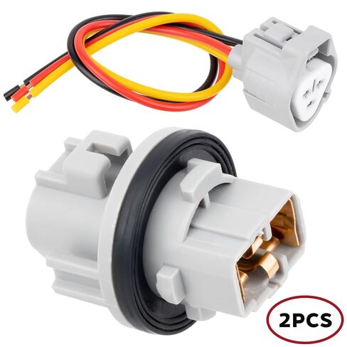 Turn Signal Bulb Socket Holder Wire Harness Set Compatible with Nissan Toyota, Altima Armada Maxima Pathfinder Rogue 4Runner Corolla RAV4 Prius Yaris Tacoma Replace 26243-9B91A 2PCS in Kuwait