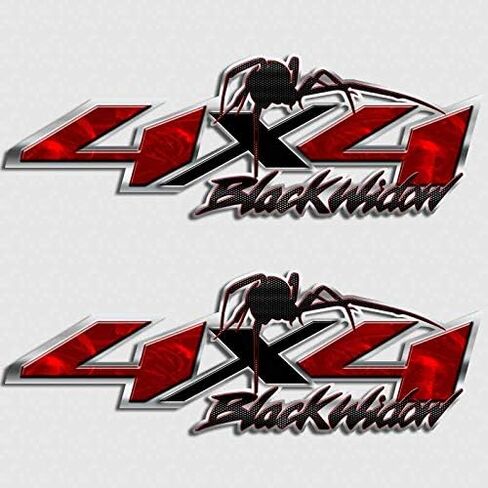 Black Widow 4x4 Spider Truck Decal Sticker Set in Kuwait