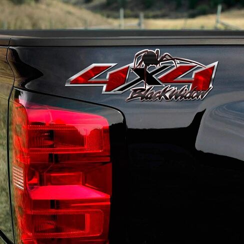 Black Widow 4x4 Spider Truck Decal Sticker Set in Kuwait