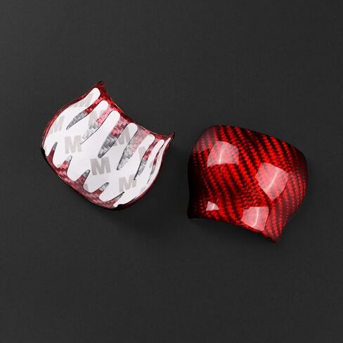 AIRSPEED Hard Carbon Fiber for Subaru BRZ Toyota GR86 2021 2022 2023 Car Gear Shift Knob Cover Gear Shifter Head Interior Trim Accessories, Red in Saudi Arabia