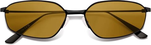 نظارات شمسية عصرية سداسية للنساء والرجال، Y2K 90s Rave Fashion Sun Glasses AP3795 in Kuwait