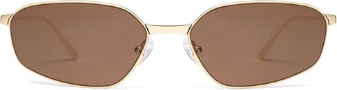 نظارات شمسية عصرية سداسية للنساء والرجال، Y2K 90s Rave Fashion Sun Glasses AP3795 in Kuwait