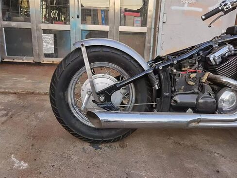 For YAMAHA DRAGSTAR 400 650 Motorcycle Rear Fender Plate Mudguard Black in Kuwait