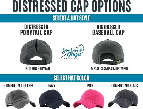 Soccer Heart Hat w/Custom Name and/or Number | Distressed Baseball Cap or Ponytail Hat | Personalized Soccer Gift in Kuwait