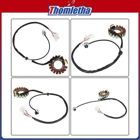 CDI Stator Ignition Coil Wire Harness Kit Replacement for Yamaha Warrior 350 YFM350X Replacement for 3HN-85510-10-00 4KD-81940-00-00 1997-2001 in Saudi Arabia