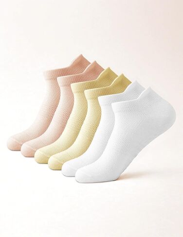 Women's Non-Slip Yoga Socks with Silicone Grips Cotton Ankle Sock for Pilates Barre Hospital Home Workouts‌ in Saudi Arabia
