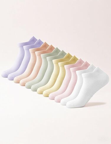 Women's Non-Slip Yoga Socks with Silicone Grips Cotton Ankle Sock for Pilates Barre Hospital Home Workouts‌ in Saudi Arabia