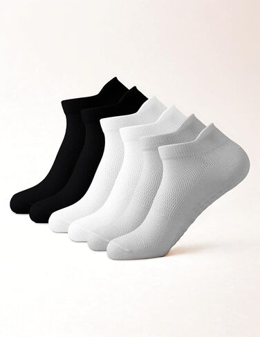Women's Non-Slip Yoga Socks with Silicone Grips Cotton Ankle Sock for Pilates Barre Hospital Home Workouts‌ in Saudi Arabia