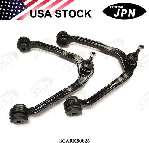 12PC Front Suspension Kit Front Upper Control Arm & Lower Ball Joint & Stabilizer Sway Bar Link Steering Inner & Outer Tie Rod End Pitman Idler Arm Compatible with 1999-2006 Chevy Silverado 1500 4WD in Kuwait