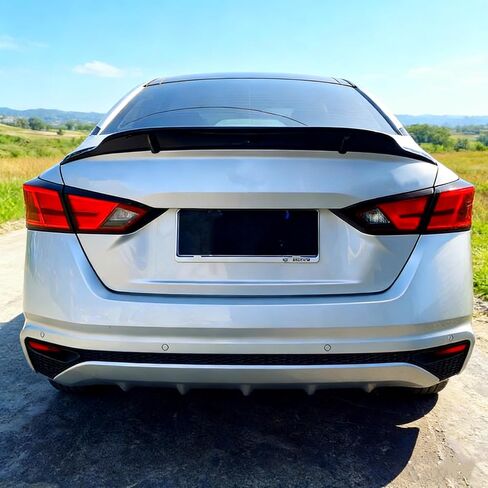 STSEV01 Rear Spoiler Wing Fit for Nissan Altima 2019-2025 Accessories S/SL/SR/SV/Platinum, Glossy Black Duckbill RT Sporty Style DeckLid Lip Exterior Part in Kuwait