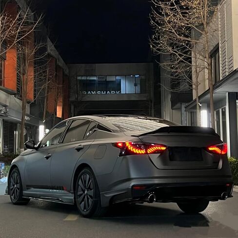 STSEV01 Rear Spoiler Wing Fit for Nissan Altima 2019-2025 Accessories S/SL/SR/SV/Platinum, Glossy Black Duckbill RT Sporty Style DeckLid Lip Exterior Part in Kuwait