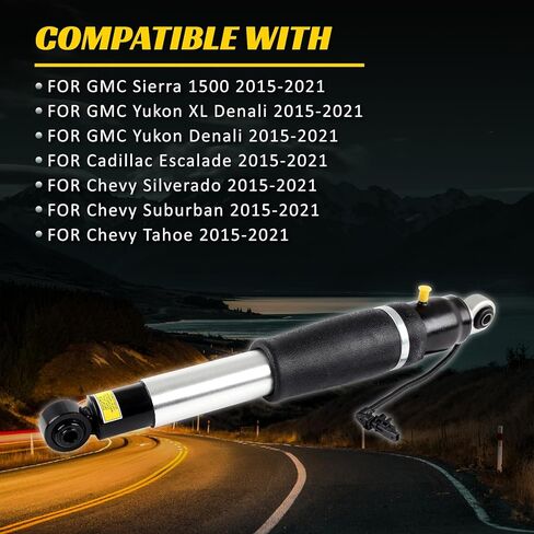 DOCAS 84176675 Rear Air Lift Shock Strut Absorber w/Magnetic Control Compatible with 2015 2016 2017 2018 2019 2020 2021 Cadillac Escalade Tahoe Suburban GMC Yukon Pack of 1 in Saudi Arabia