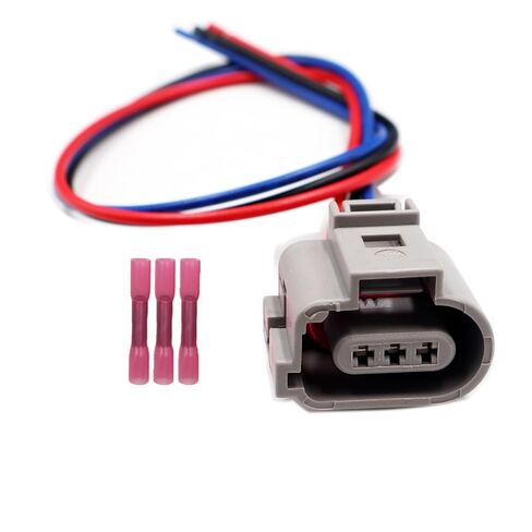 High Pressure Fuel Sensor Connector Compatible with Volkswagen Audi 2007-2015 3B0973703G Pigtail Plug Wiring Harness 06E906051E, 06E906051K in Saudi Arabia