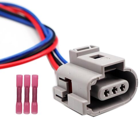 High Pressure Fuel Sensor Connector Compatible with Volkswagen Audi 2007-2015 3B0973703G Pigtail Plug Wiring Harness 06E906051E, 06E906051K in Saudi Arabia