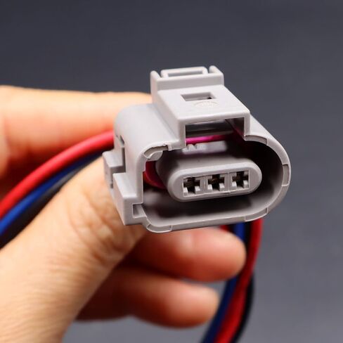 High Pressure Fuel Sensor Connector Compatible with Volkswagen Audi 2007-2015 3B0973703G Pigtail Plug Wiring Harness 06E906051E, 06E906051K in Saudi Arabia