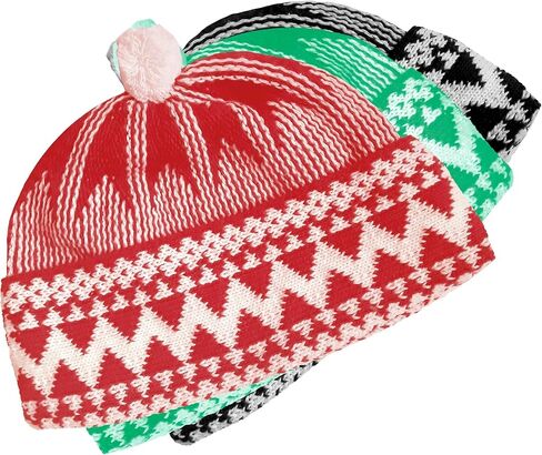 Haji Cap Trio Black Red Green Muslim Beanie Hat West African Traditional Kofi Kente Hats, Senegalese Lafa Turkish Chinese Skull Cap in Saudi Arabia