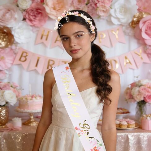 زهرة زينة عيد الميلاد زهرة عقال ووشاح عيد ميلاد للنساء الفتيات البرية زينة عيد ميلاد الزهور ديكور الحفلات in Kuwait