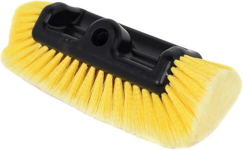 12" Car Wash Brush Head with Soft Bristle, Twist-On Vehicle Washing Brush for 3/4" Threads Extension Poles, Automotive Exterior Cleaning Accessories, Universal for RV Truck Camper (Blue) in Kuwait