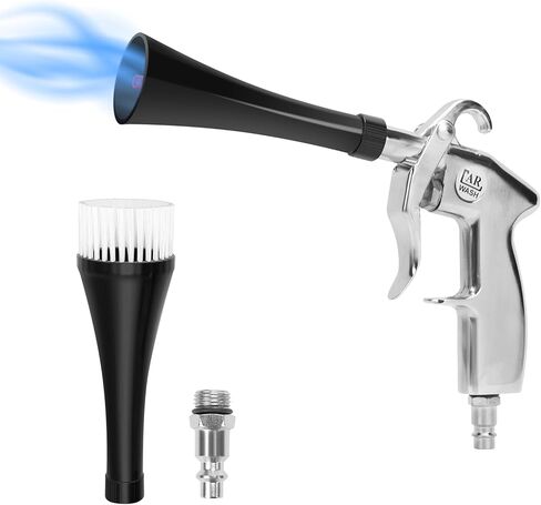 Car Cleaning Gun, Air Blaster for Car Detailing, Essential Car Detailing Kit and Supplies, High-Pressure Air Tools for Efficient Car Cleaning Kit, Tornado Air Gun for Dust and Dirt Removal in Kuwait