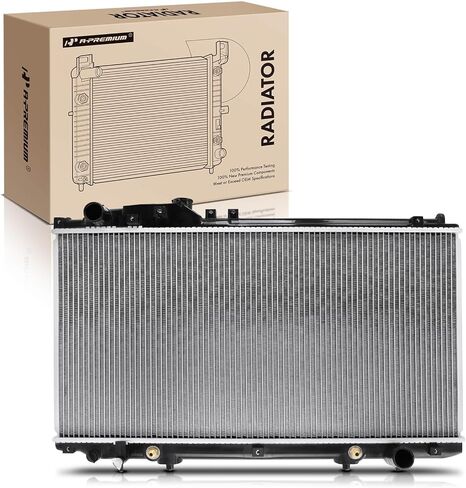 A-Premium Engine Coolant Radiator Assembly with Transmission Oil Cooler Compatible with Lexus SC430 2002 2003 2004 2005 2006 2007 2008 2009 2010, Automatic Transmission, Replace# 1640050280, 8012575 in Saudi Arabia