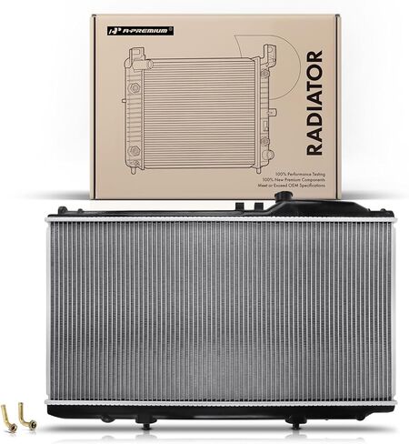 A-Premium Engine Coolant Radiator Assembly with Transmission Oil Cooler Compatible with Lexus SC430 2002 2003 2004 2005 2006 2007 2008 2009 2010, Automatic Transmission, Replace# 1640050280, 8012575 in Saudi Arabia