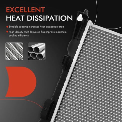 A-Premium Engine Coolant Radiator Assembly Compatible with Ford Taurus 2010-2017, Special Service Police Sedan 2014-2018 & Lincoln MKS 2010-2016 in Saudi Arabia