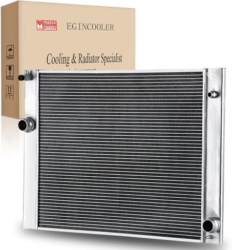 Aluminum Core Radiator Radiador Replacement for 2002-2010 BMW 525i 528i 528xi 530i 550i 645Ci 650i 745i 745Li V8 2003 2004 2005 2006 2007 2008 2009 in Kuwait