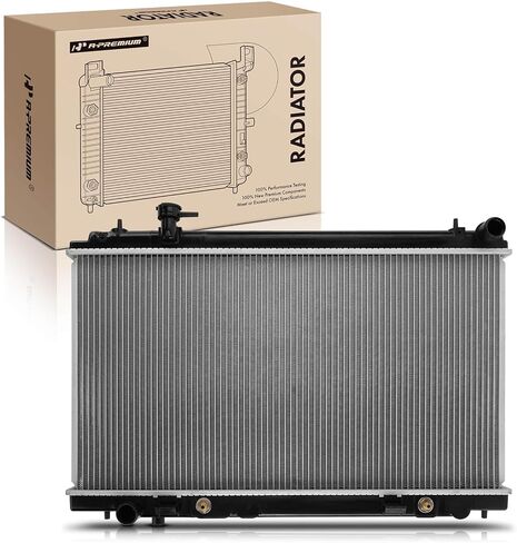 A-Premium Engine Coolant Radiator with Transmission Oil Cooler Compatible with Nissan 350Z 2003-2006 V6 3.5L, Automatic Transmission, Replace# 21460CD010 in Saudi Arabia