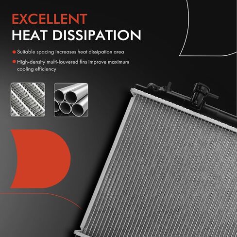 A-Premium Engine Coolant Radiator with Transmission Oil Cooler Compatible with Nissan 350Z 2003-2006 V6 3.5L, Automatic Transmission, Replace# 21460CD010 in Saudi Arabia