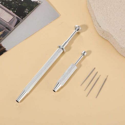Piercing Taper Ball Grabber Tool for Changing Jewelry Flat Back Earrings Insertion Tool Threadless Insertion Pin Thread Body Piercing Kit for Ear Nose Lip for Ear Nose Navel Eyebrow Tongue in Kuwait
