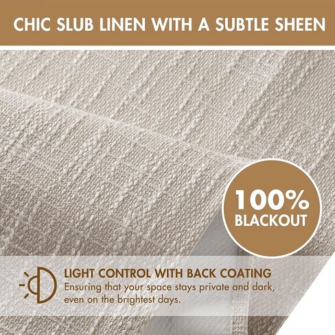 Madison Park Cordless Roman Shades, Total Blackout Window Blind Privacy Window Shades, Thermal Insulated Cordless Window Treatment for Bedroom, Living Room, Quincy, Single Panel 31" W X 64" H Linen in Saudi Arabia