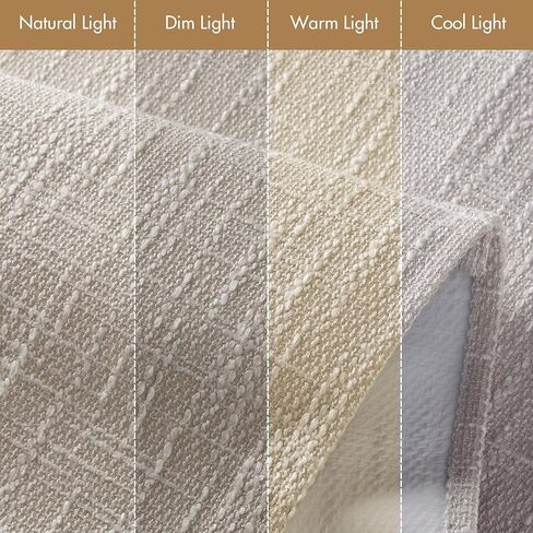Madison Park Cordless Roman Shades, Total Blackout Window Blind Privacy Window Shades, Thermal Insulated Cordless Window Treatment for Bedroom, Living Room, Quincy, Single Panel 31" W X 64" H Linen in Saudi Arabia