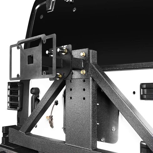 u-Box Wrangler Spare Tire License Plate Holder Bracket Mounting System for Jeep Wrangler TJ JK & Unlimited 97-18 in Saudi Arabia