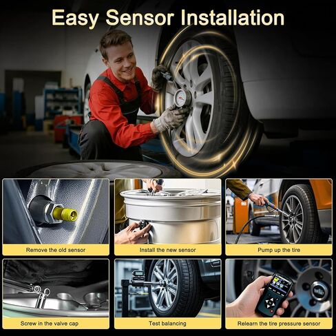 TPMS 433Mhz Pre-Programmed Tire Sensor,with Chevrolet Silverado(19-25)|Traverse(16-25)|Malibu(16-25)|Blazer(19-25)|Cruze(16-23)|Camaro(16-24)|Suburban(20-25)|Tahoe(20-25)#13598773(Set of 4) in Kuwait